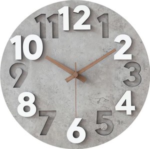 TAOLENLY 掛け時計 おしゃれ 北欧 壁掛け時計 連続秒針 静音 3D立体数字 かわいい シンプル 掛時計 インテリア かけ時計 見やすい 部屋飾
