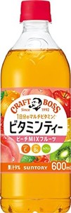 BOSS(ボス) サントリー クラフトボス ビタミンティー ピーチMIX風味 フルーツティー 600ML×24本