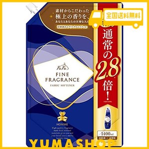 ファーファ ファインフレグランス柔軟剤 オム クリスタルムスクの香り 1400ML 詰替 超特大