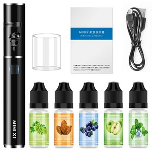 EONFINE 電子タバコ ベイプ VAPE 禁煙グッズ でんしたばこ 人気 べいぷ本体 10MLリキッド 5本付き 電子たばこ VAPE スターターキット 水