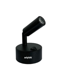 SEIYISHI LEDスポットライト 電池式 LEDスポット ショーケース照明 角度調節可能 電力節約 SY-LED-1 (電球色)