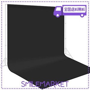 FOTOFOTO 背景布 黒 布 3M X 6M 暗幕 遮光 厚手 撮影用 背景 黒布 透けない 黒い背景 大きい 黒い布 シワが出来やすくない 撮影 背景シー