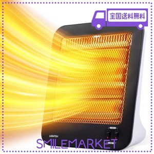 【サインキングダム】 電気ストーブ ヒーター 小型 足元 400W/800W 転倒時電源OFF 2段階切替 8畳 過熱保護 セラミックファンヒーター フ