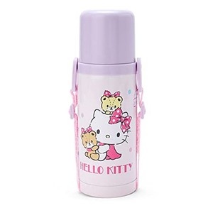 サンリオ(SANRIO) 子供用 水筒 380ML キッズ2WAYステンレスボトル ハローキティ 保温・保冷両用 名前シール付 744531