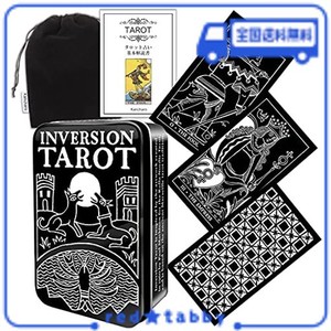 KANCHARO タロットカード 78 枚 タロット占い【インバージョン タロット 缶入り INVERSION TAROT IN A TIN】日本語のタロットカード基本