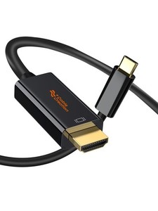 USB C HDMI ケーブル,CABLECREATION 4K HDMI ケーブル スマホとテレビ 繋ぐケーブル THUNDERBOLT 3 対応 ANDROID MACBOOK AIR MACBOOK PR