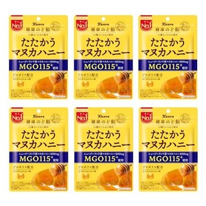 カンロ 健康のど飴たたかうマヌカハニー 80G×6袋