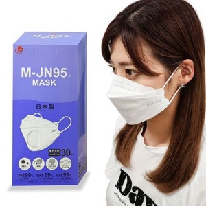 JN95のリニューアル M-JN95 【正規品】メーカー直送品【メーカ指定業者】 4層 3D メガネが曇りにくい 口紅が付きにくい 日本製マスク 不