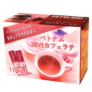 ベトナムコーヒー 3IN1 カフェラテ インスタントコーヒー スティックコーヒー ロブスター コーヒー豆 カフェオレ/カフェヴィーンズ (1箱(