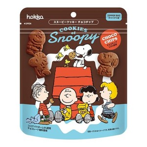 北陸製菓 HOKKA スヌーピー（SNOOPY）クッキー チョコチップ 55G×10袋