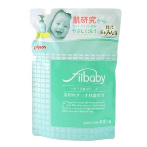 ピジョン PIGEON フィルベビー FILBABY ベビー全身泡ソープ詰め替え用 贅沢もちもち泡400ML