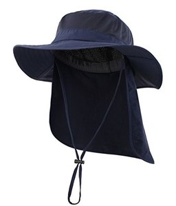 (コネクタイル)CONNECTYLE アウトドア メンズ UPF50+ メッシュ サファリハット つば広 日焼け防止 農作業 帽子 UVカット ハット ガーデニ