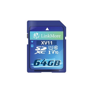 LINKMORE SDカード 64GB メモリーカード フルHD動画撮影/デジタルカメラ/一眼レフ / V10 / CLASS10 / UHS-I / U1【読込最大95MB/S】