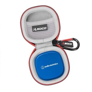 RLSOCO ケース オーディオテクニカ AUDIO-TECHNICA ATH-SQ1TW2/ SQ1TW完全ワイヤレスイヤホン対応 (ブラック)