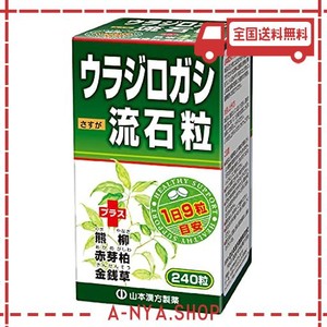 山本漢方製薬 ウラジロガシ 流石粒 240粒