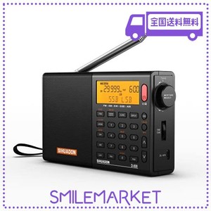 SIHUADUON D-808 ポータブルラジオ FM/AM/SW/LW/エアバンド ポケットラジオ SSB/BCL/DSP/RDS 高感度 小型 超軽量 電池式 充電式 オートオ