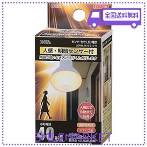 LED電球 レフランプ形 E17 40形相当 人感・明暗センサー付 電球色_LDR4L-W/S-E17 9 06-3413