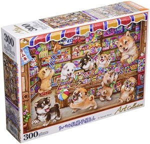 【日本製】 ビバリー 300ピースジグソーパズル シバの駄菓子屋さん(26×38？) 33-206