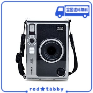 HIYQIN チェキケース,FUJIFILM INSTAX MINI EVOカメラケース カメラ保護バッグ INSTAX MINI EVOケース ショルダーストラップ付き EVO透明