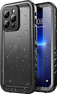 SPORTLINK IPHONE 13 PRO 用 防水ケース IPHONE 13 PRO 用 耐衝撃 ケース IP68防水等級 防雪 防塵 耐衝撃 360°全面保護 QI充電 フェイス