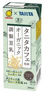 マルサン タニタ カフェ監修 オーガニック 調製豆乳 200ML×24本