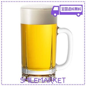 アデリア(ADERIA) ビールジョッキ クリア 800ML 日本製 ビールグラス 男性 ビア おしゃれ パイント クラフト ピルスナー 晩酌 居酒屋 ス