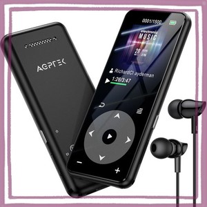 MP3プレーヤー AGPTEK BLUETOOTH5.1 MP3プレイヤー ウォークマン HIFI スピーカー搭載 内蔵8GB SDカード対応 128GBまで拡張可能 長再生時