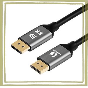 ANNNWZZD DISPLAYPORT ケーブル、8K DPケーブルウルトラHDディスプレイポート ケーブル ノートパソコン PC TV モニター用 1M