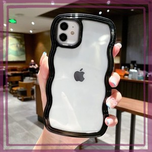 QLTYPRI IPHONE XRケース クリア TPUカバー おしゃれ 韓国 可愛い 透明 薄型 軽量 耐衝撃 スマホケース ワイヤレス充電対応 ストラップホ