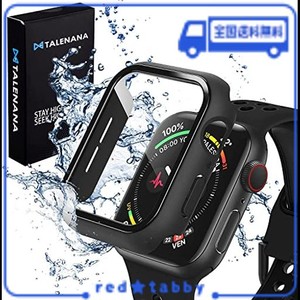 TALENANA APPLE WATCH 用 防水ケース SERIES6/SE/5/4 40MM アップルウォッチ保護カバー ガラスフィルム 一体型 防水 防塵 PC素材 タッチ