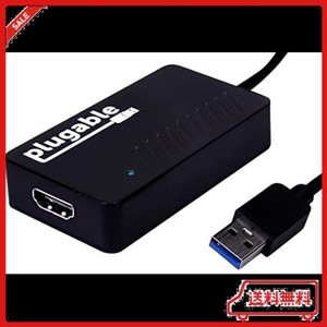 PLUGABLE USB3.0 ディスプレイアダプタ HDMI 2K 1080P 対応 - USB グラフィック変換アダプタ DISPLAYLINK チップ採用