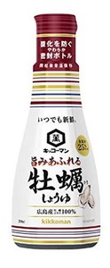 キッコーマン食品 いつでも新鮮 旨みあふれる牡蠣しょうゆ 200ML×6本