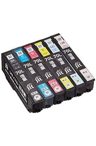 レイワインク エプソン(EPSON) IC6CL70L 増量 6色セット 対応 リサイクル インクカートリッジ 日本製 JIT-NE70L6P