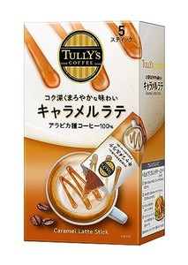 TULLY’S COFFEE(タリーズコーヒー) スティック キャラメルラテ 15.8G×5袋 インスタント 粉末