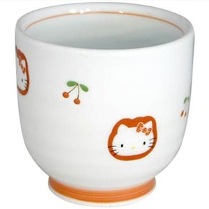 湯のみ おしゃれ : ハローキティ 湯呑み(ゆのみ)(チェリー)/有田焼 JAPANESE CUP PORCELAIN/SIZE(CM) Φ7.4X7.3/NO:448495