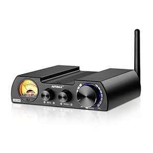 AIYIMA A08 PRO TPA3255 パワーアンプ BLUETOOTH5.0 UV メーター付き 300W+300W HIFI クラス D ステレオ デジタルオーディオアンプ パッ