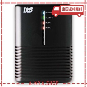 ラトックシステム USB3.0 RAIDケース (HDD2台用) ブラック RS-EC32-U3RZA