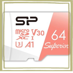 シリコンパワー SP SILICON POWERMICROSD カード 64GB 【NINTENDO SWITCH 動作確認済】4K対応 CLASS10 UHS-1 U3 最大読込100MB/S 3D NAND