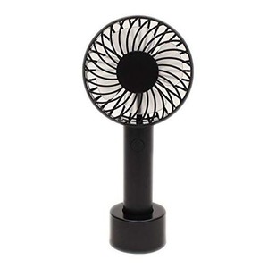 扇風機 卓上 ハンディファン FAN×FAN 乾電池式 2WAY ブラック 卓上扇風機 携帯扇風機 卓上ファン 手持ち 持ち運び ハンディ ハンディ扇