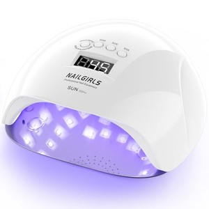 NAILGIRLS LED & UV ネイルライト 150W 36LEDS ジェルネイル用ライト UVライト レジン用 硬化ライト ハイパワー 高速硬化 プロ用 4つタイ