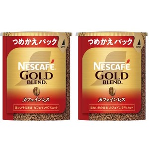 ネスカフェ ゴールドブレンド カフェインレス エコ&システムパック 60G×2本【 ソリュブル コーヒー 】【 60杯分 】【 詰め替え 】