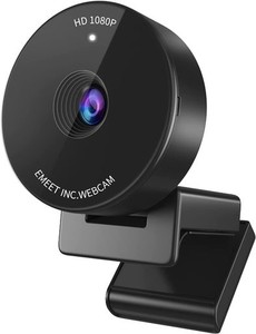 WEBカメラ EMEET C950 ウェブカメラ 個人会議最適 HD1080P 200万画素 パソコンカメラ コンパクトサイズ 目隠しカバー 内蔵マイク SKYPE会