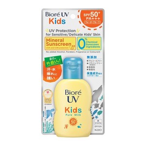 ビオレ UV キッズ ピュアミルク 日焼け止め 70ML SPF50 / PA+++ ミネラルバリアで守る紫外線吸収剤ゼロ処方のキッズUV 無香料