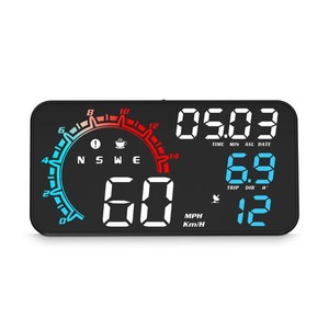 WIIYII GPS速度計G11、HUDヘッドアップディスプレイは、スピードメーター、リアルタイムの速度を示しています/スピード違反運転、疲労運