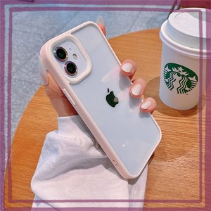 いPHONE12 ケース かわいい おしゃれ 韓国 クリア ハード サイドケース IPHONE12 ケース クリアケース 耐衝撃 スマホケース IPHONE 12 IP