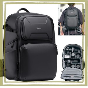 [VIJIM] ULANZI BP10 カメラバッグ バックパック リュック 大容量 25L+10L サイドアクセス ハードカバー付き 一眼レフカメラ 三脚 小物収