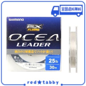 シマノ(SHIMANO) ショックリーダー オシア EX フロロカーボン 30M 6号 25LB クリア CL-O26L 釣り糸