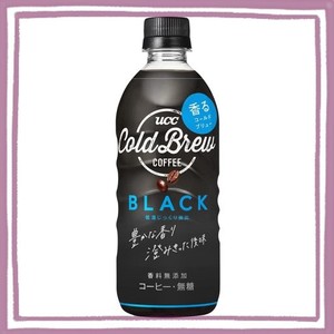 ブラック無糖UCC COLD BREW BLACK ペットボトル 500ML×24本