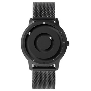 [EUTOUR ユートール]磁力腕時計 ボールベアリング設計 メンズ 男性腕時計 クオーツウォッチ ミニマリズムカジュアル 防水 40MM ブラック