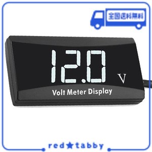 YFFSFDC デジタル電圧計 バッテリー残量表示計 汎用型 DC 12V 24V 48V 60V 72V 84V リチウム電池 鉛蓄電池 リン酸鉄リチウムイオン電池 L